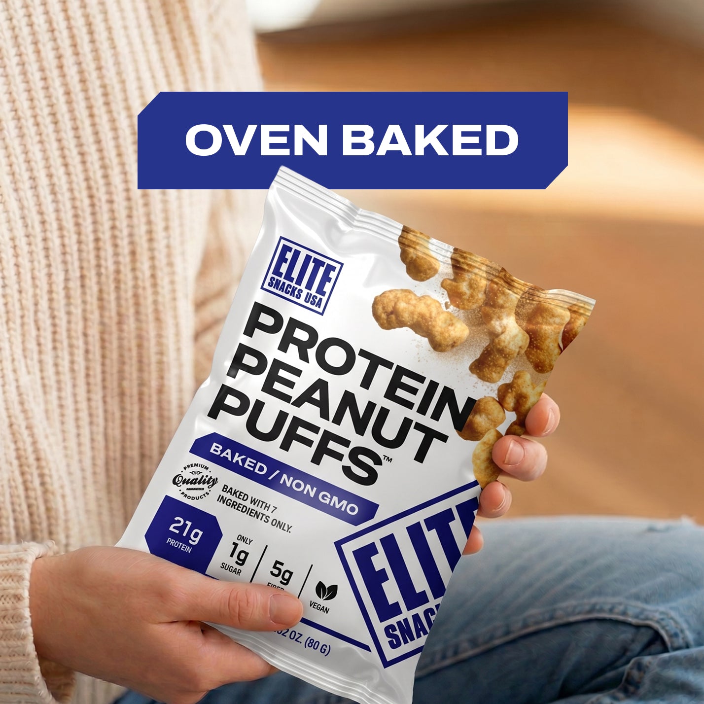 Protein Peanut Puffs
